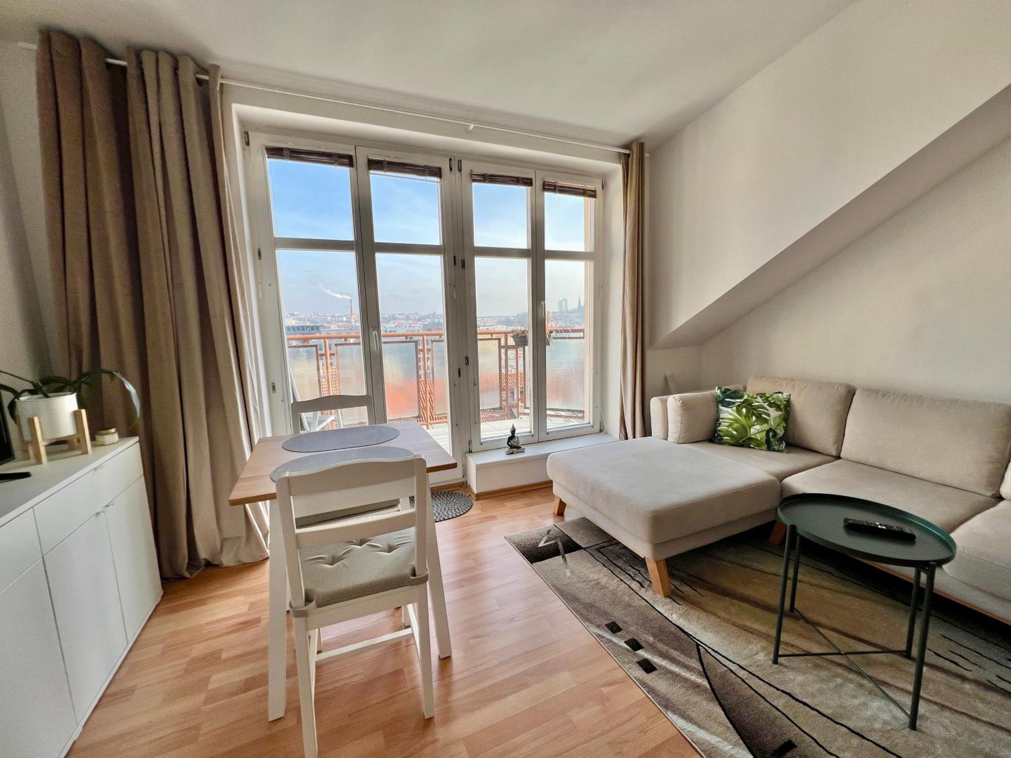 Apartamento Cozy With Panorama View Praga